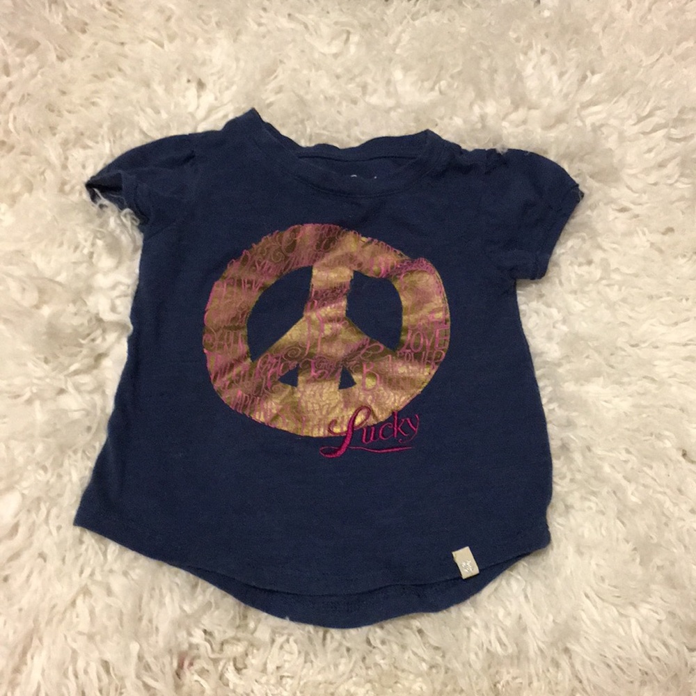 2/$29 LuckyBrand tee Peace sign
